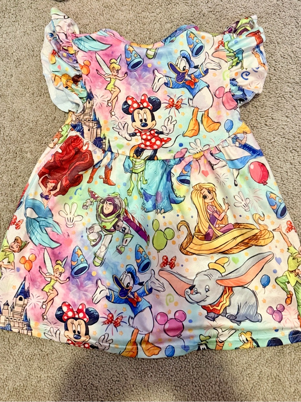 Disney Characters Girls Twirl Dress 12–18M XS